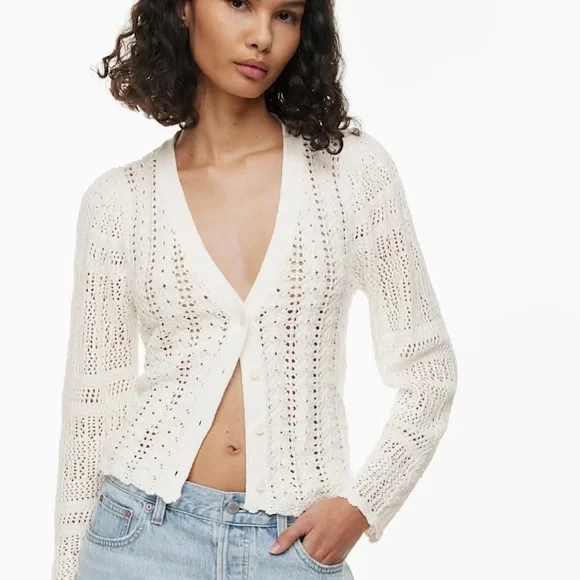 Wilfred Splendor Crochet Cardigan Size S in Birch
EUC Gorgeous - Picture 2 of 9